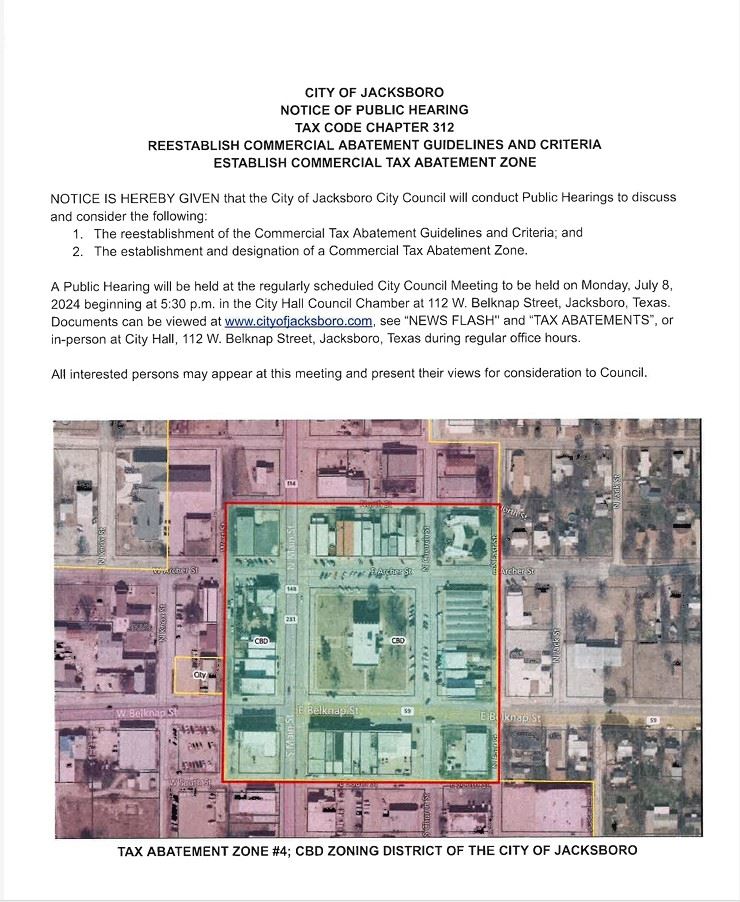 CBD TAX ABATEMENT ZONE