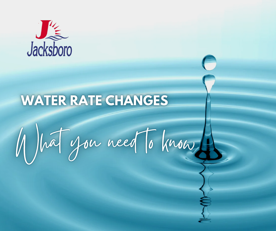 WATER RATE CHANGES